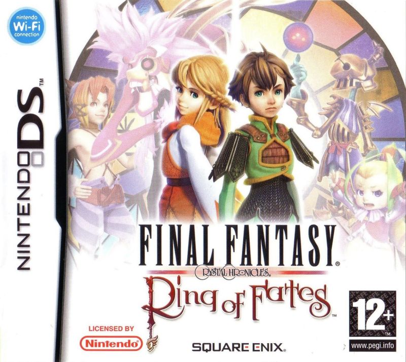 Front cover of Final Fantasy: Crystal Chronicles - Ring of Fates for Nintendo DS