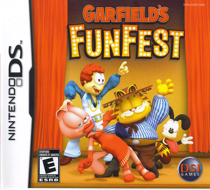Front cover of Garfield's Fun Fest for Nintendo DS