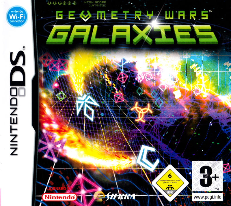 Front cover of Geometry Wars: Galaxies for Nintendo DS