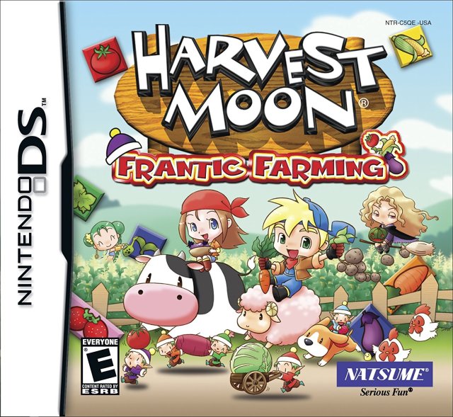Front cover of Harvest Moon: Frantic Farming for Nintendo DS
