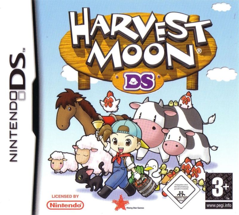 Front cover of Harvest Moon DS for Nintendo DS
