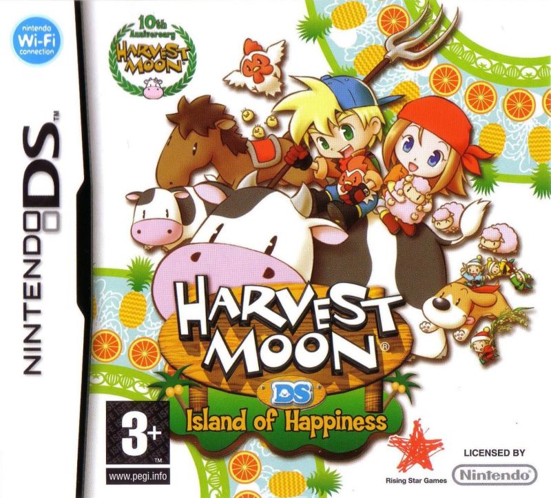 Front cover of Harvest Moon DS: Island of Happiness for Nintendo DS