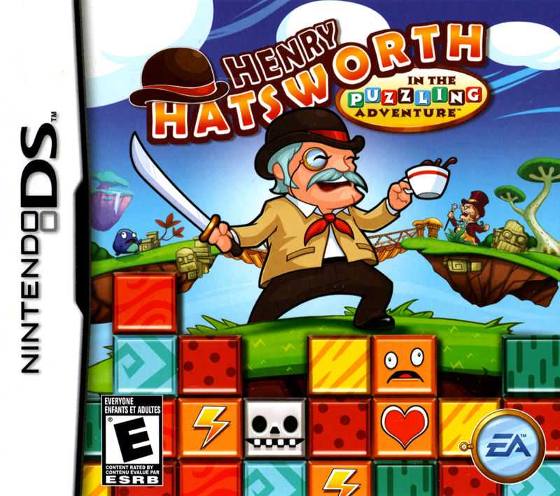 Front cover of Henry Hatsworth in the Puzzling Adventure for Nintendo DS