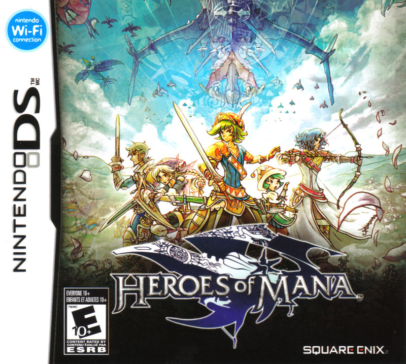 Front cover of Heroes of Mana for Nintendo DS