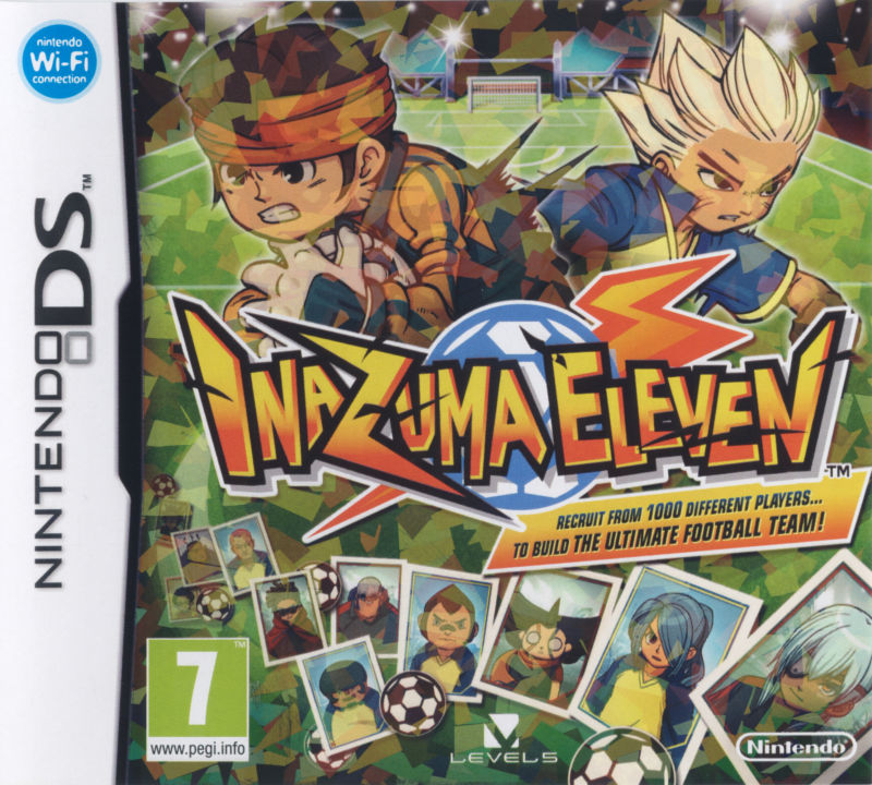Front cover of Inazuma Eleven for Nintendo DS