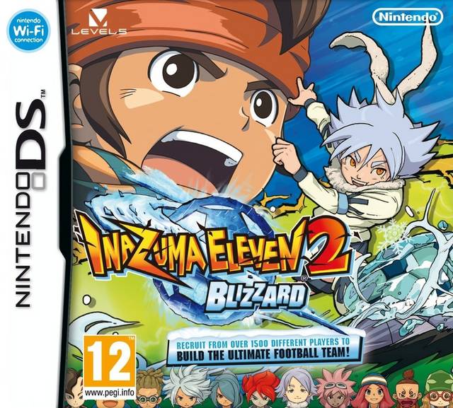 Front cover of Inazuma Eleven 2: Blizzard for Nintendo DS