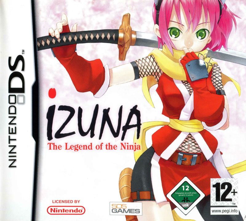 Front cover of Izuna: Legend of the Unemployed Ninja for Nintendo DS