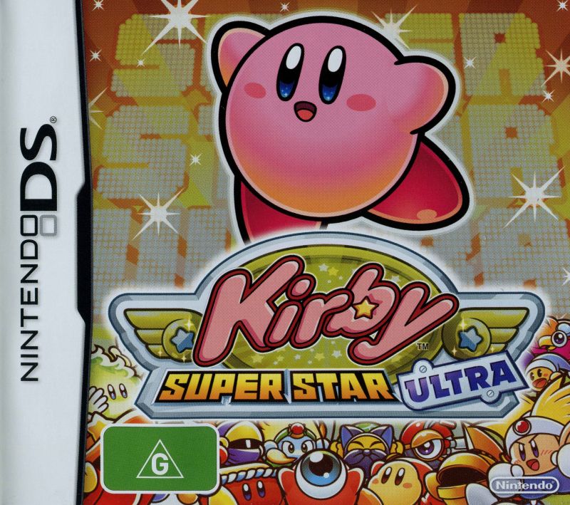 Front cover of Kirby Super Star Ultra for Nintendo DS