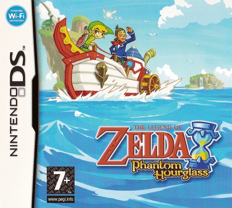 Front cover of The Legend of Zelda: Phantom Hourglass for Nintendo DS