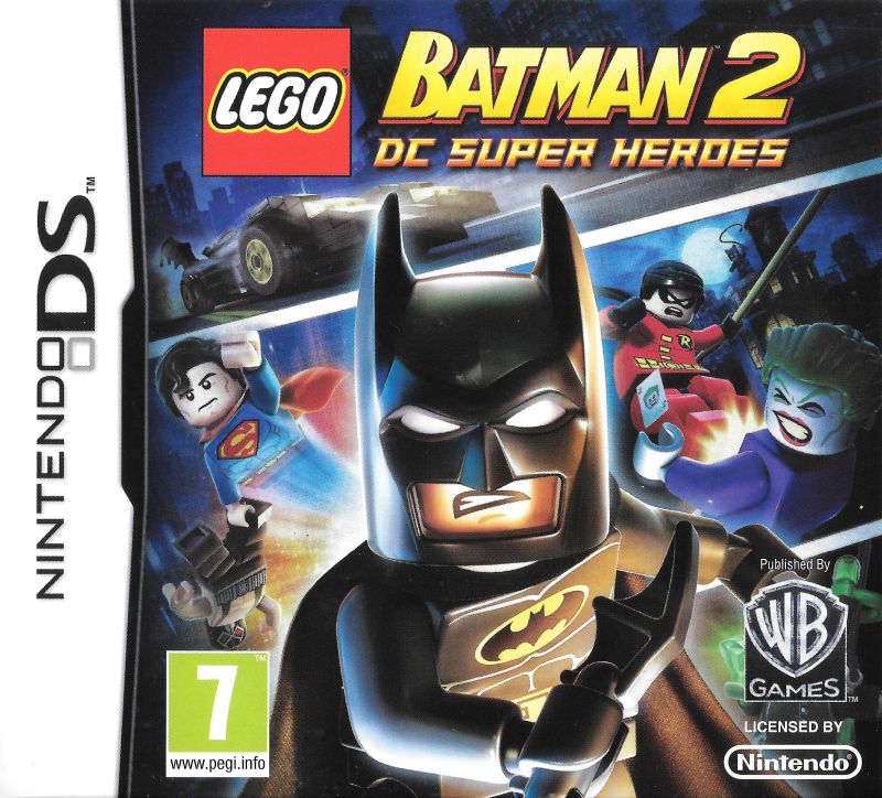 Front cover of LEGO Batman 2: DC Super Heroes for Nintendo DS