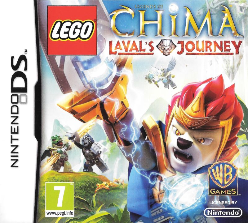 Front cover of LEGO Legends of Chima: Laval's Journey for Nintendo DS
