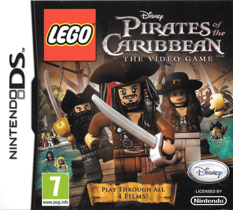 Front cover of LEGO Pirates of the Caribbean: The Video Game for Nintendo DS