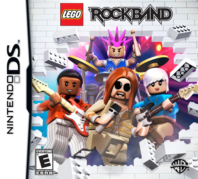 Front cover of LEGO Rock Band for Nintendo DS