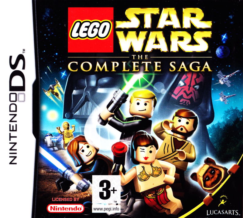 Front cover of LEGO Star Wars: The Complete Saga for Nintendo DS