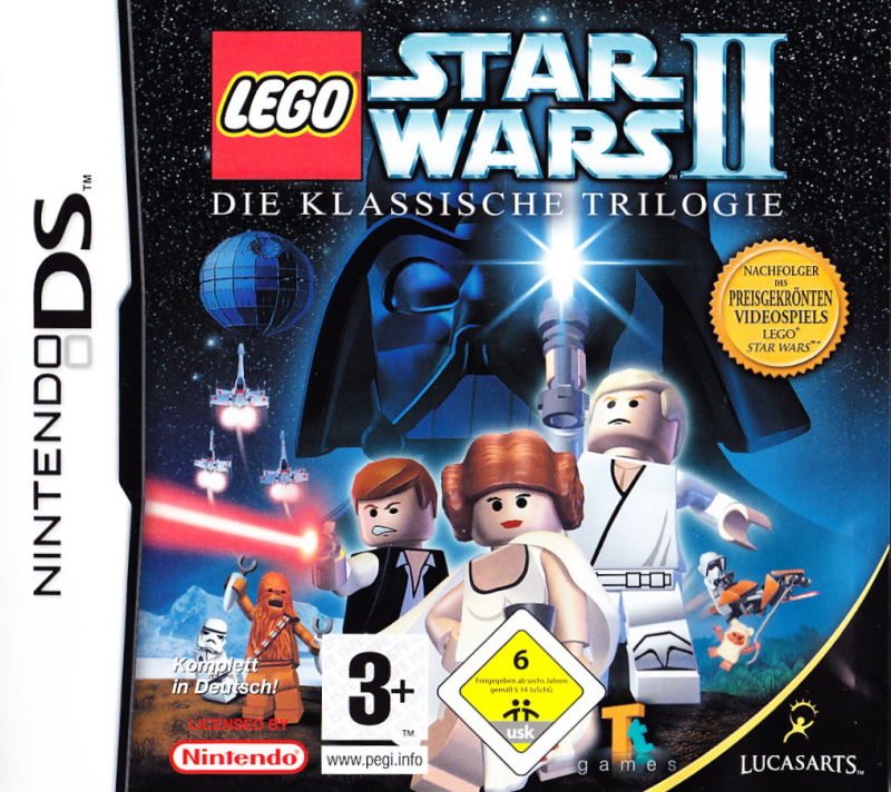Front cover of LEGO Star Wars II: The Original Trilogy for Nintendo DS