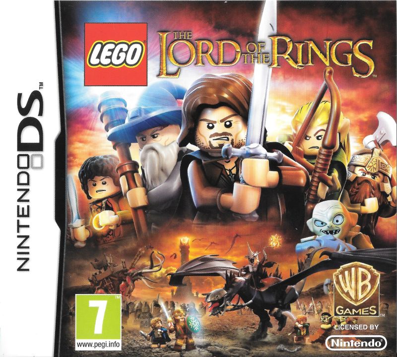 Front cover of LEGO The Lord of the Rings for Nintendo DS