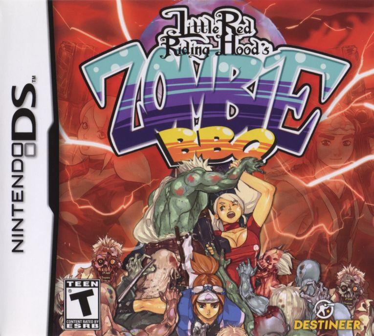 Front cover of Little Red Riding Hood's Zombie BBQ for Nintendo DS