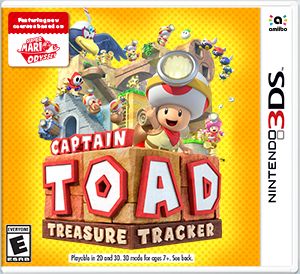 Front cover of Captain Toad: Treasure Tracker for Nintendo 3DS