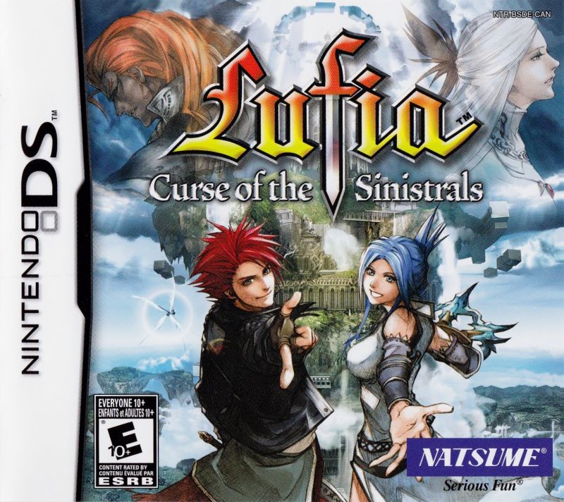 Front cover of Lufia: Curse of the Sinistrals for Nintendo DS