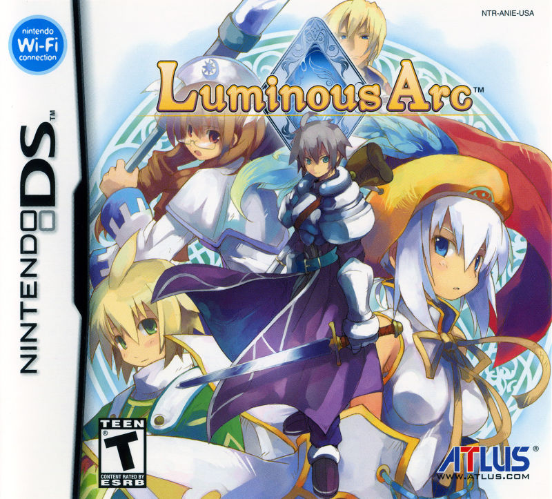 Front cover of Luminous Arc for Nintendo DS