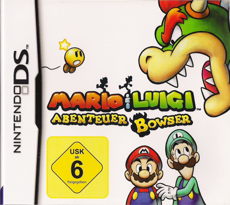 Front cover of Mario & Luigi: Bowser's Inside Story for Nintendo DS