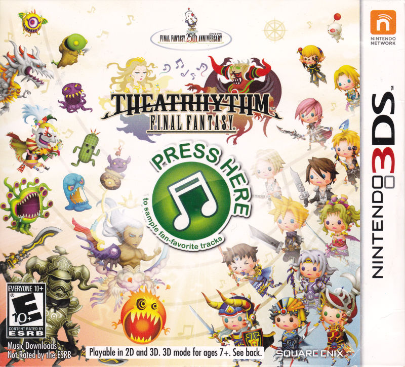 Front cover of Theatrhythm: Final Fantasy for Nintendo 3DS