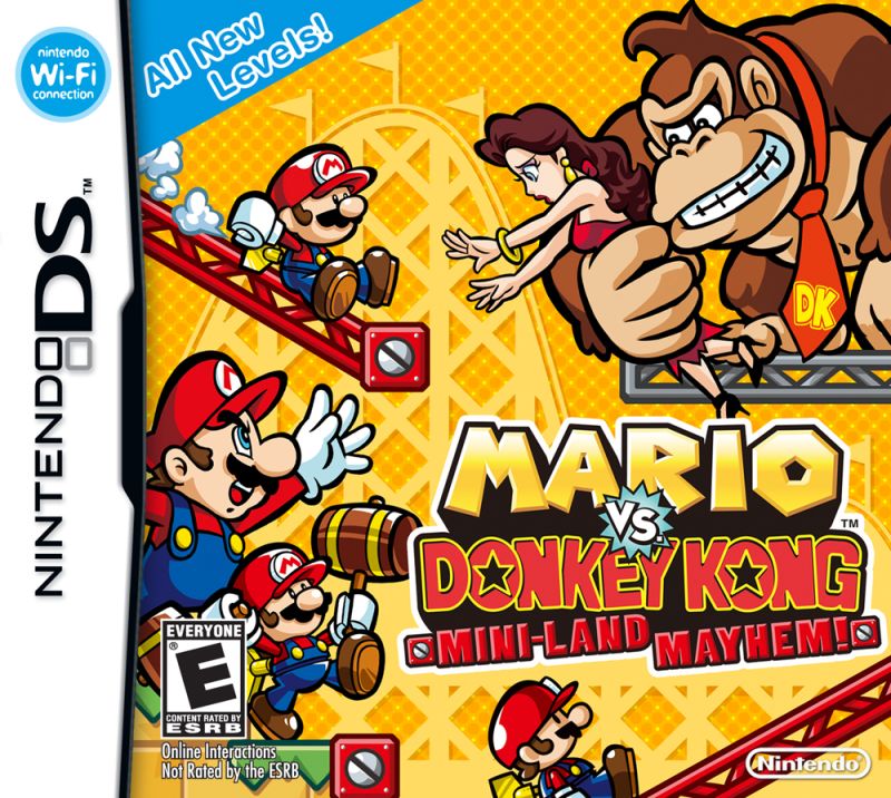 Front cover of Mario vs. Donkey Kong: Mini-Land Mayhem! for Nintendo DS