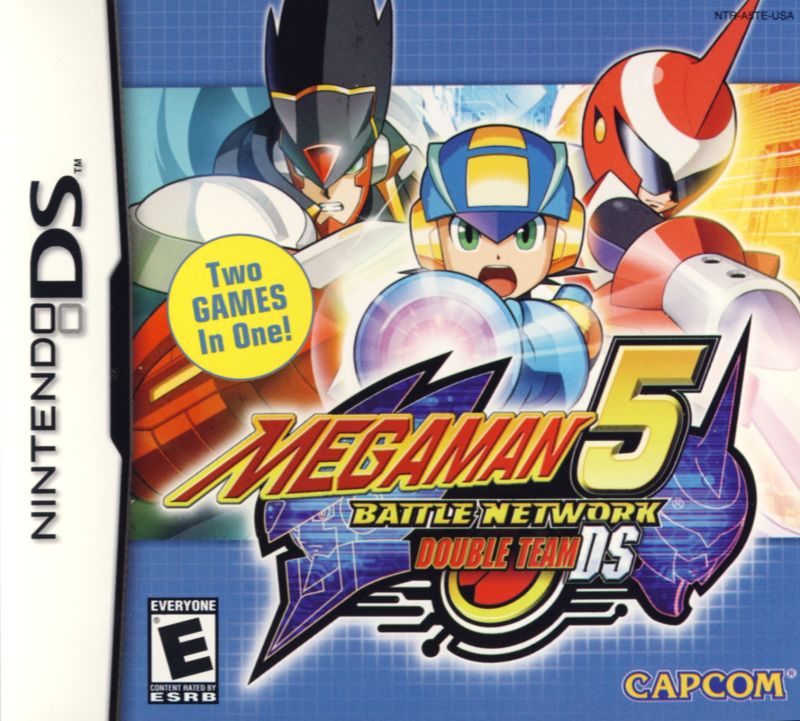 Front cover of Mega Man Battle Network 5: Double Team DS for Nintendo DS