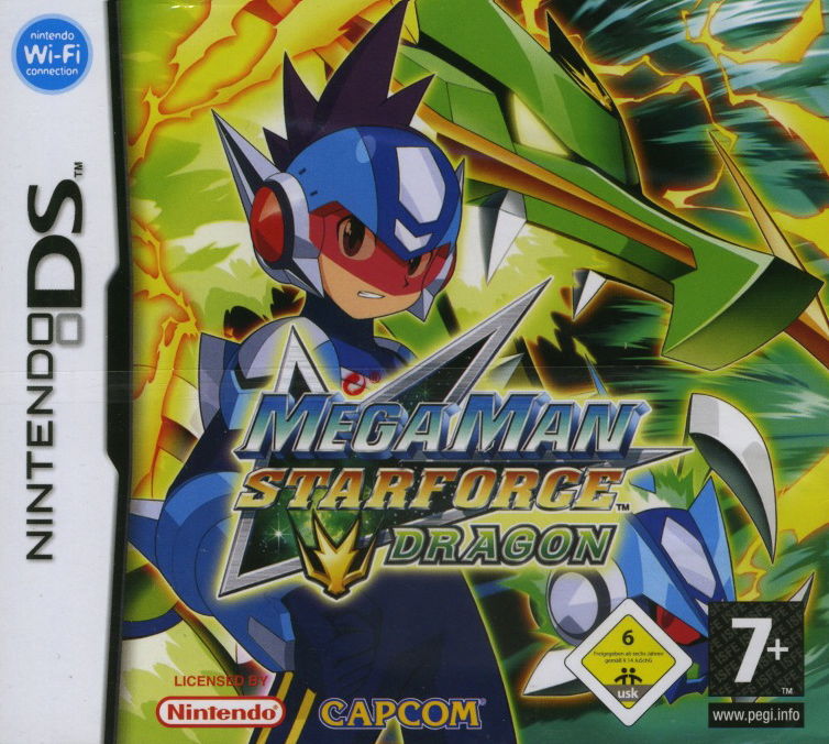 Front cover of Mega Man Star Force: Dragon for Nintendo DS