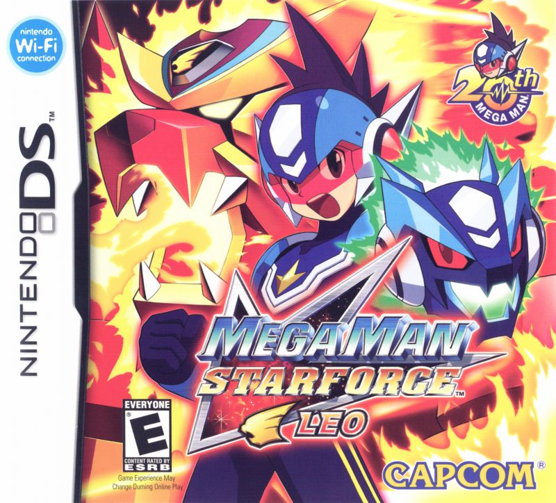 Front cover of Mega Man Star Force: Leo for Nintendo DS