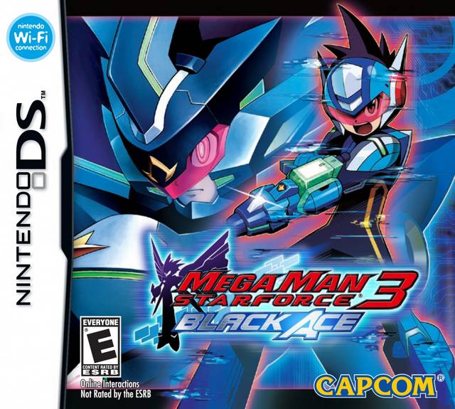 Front cover of Mega Man Star Force 3: Black Ace for Nintendo DS