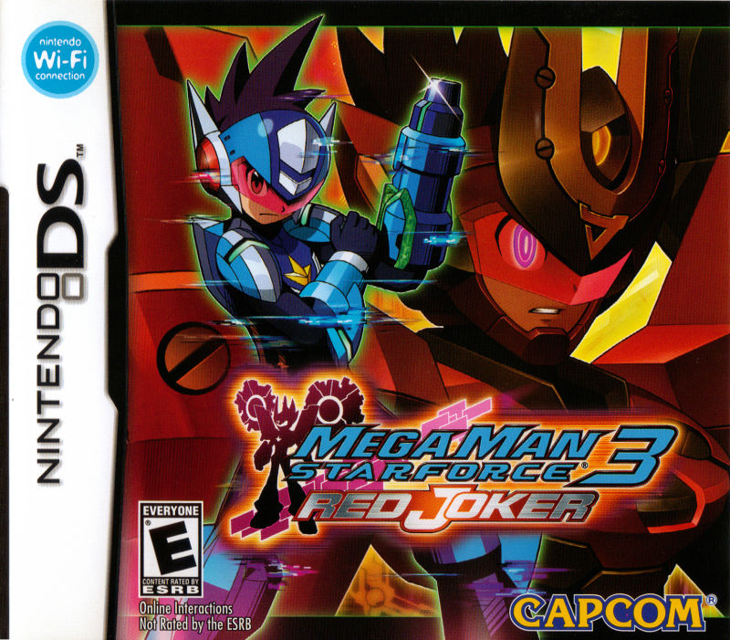 Front cover of Mega Man Star Force 3: Red Joker for Nintendo DS