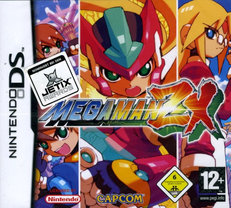 Front cover of Mega Man ZX for Nintendo DS