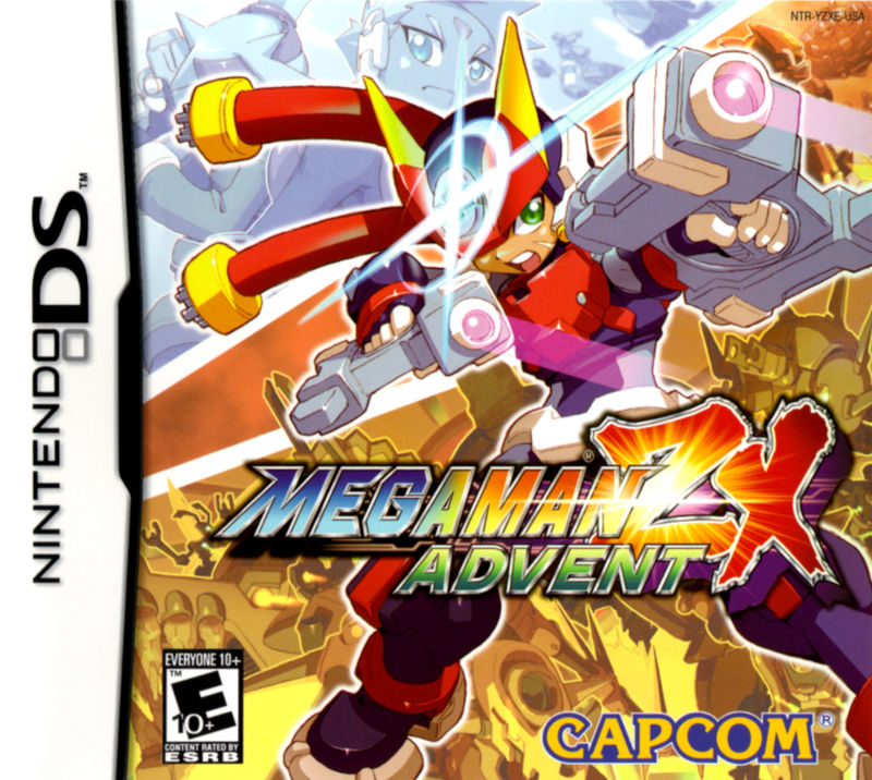 Front cover of Mega Man ZX Advent for Nintendo DS