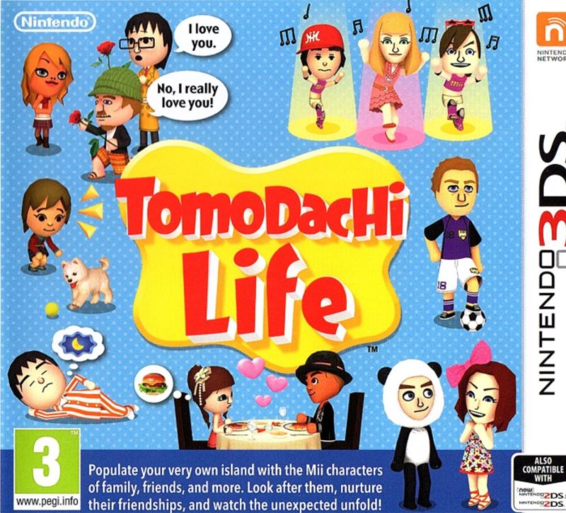 Front cover of Tomodachi Life for Nintendo 3DS