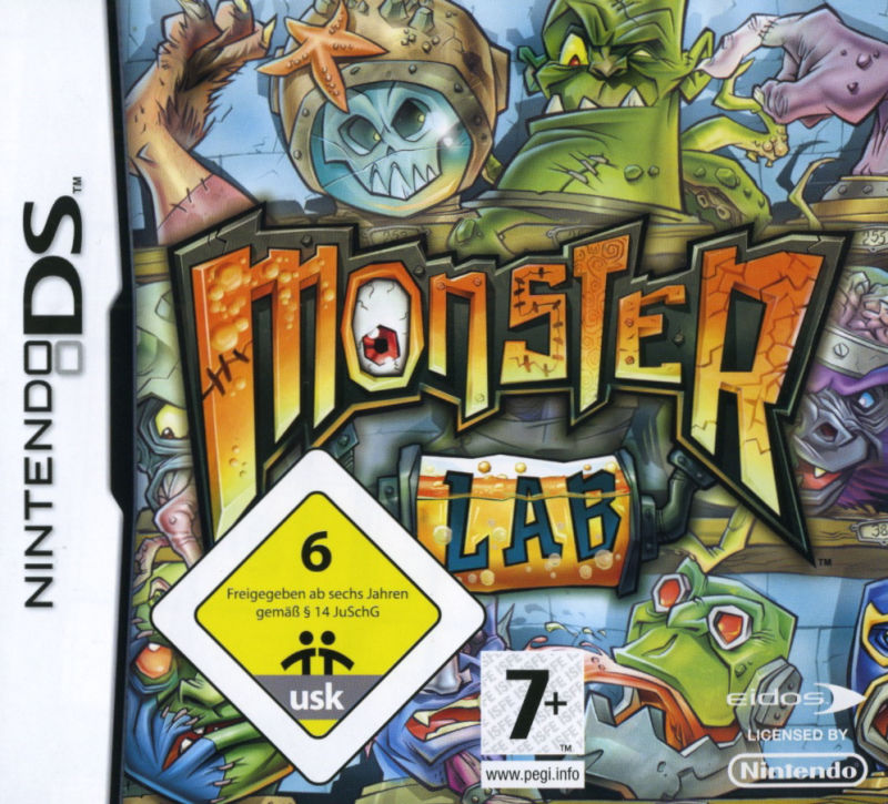 Front cover of Monster Lab for Nintendo DS