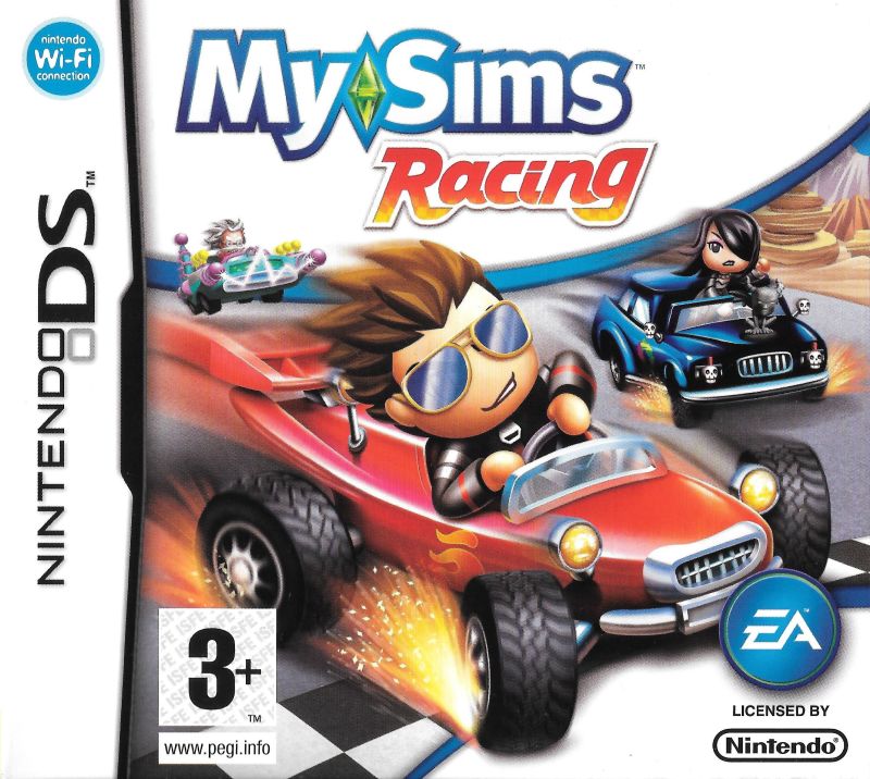 Front cover of MySims: Racing for Nintendo DS