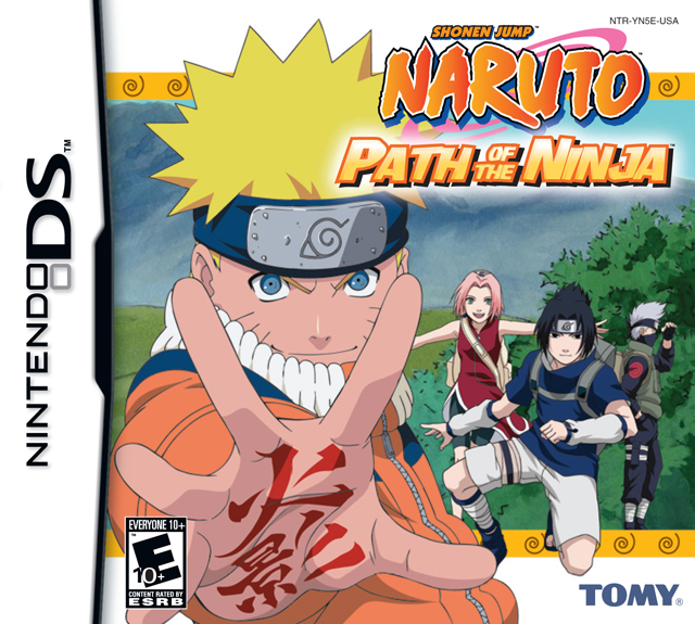 Front cover of Naruto: Path of the Ninja for Nintendo DS