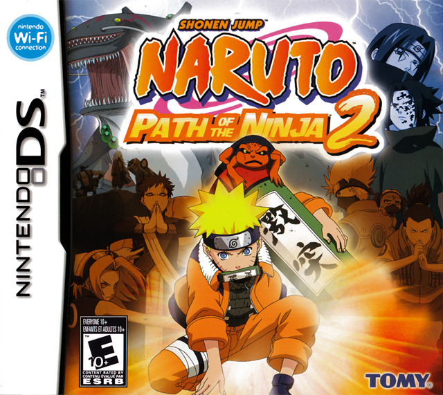 Front cover of Naruto: Path of the Ninja 2 for Nintendo DS