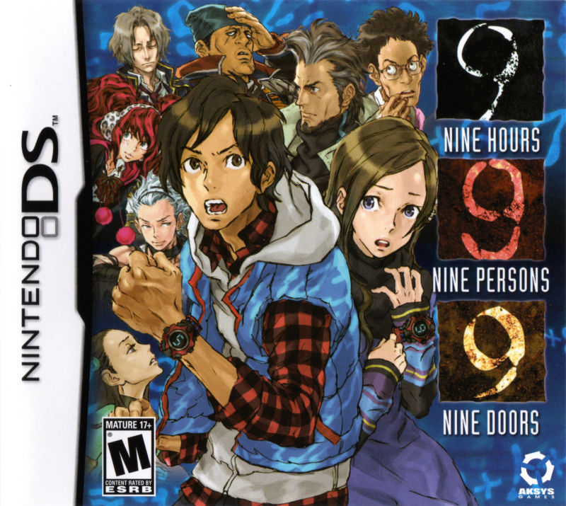 Front cover of 999: Nine Hours · Nine Persons · Nine Doors for Nintendo DS