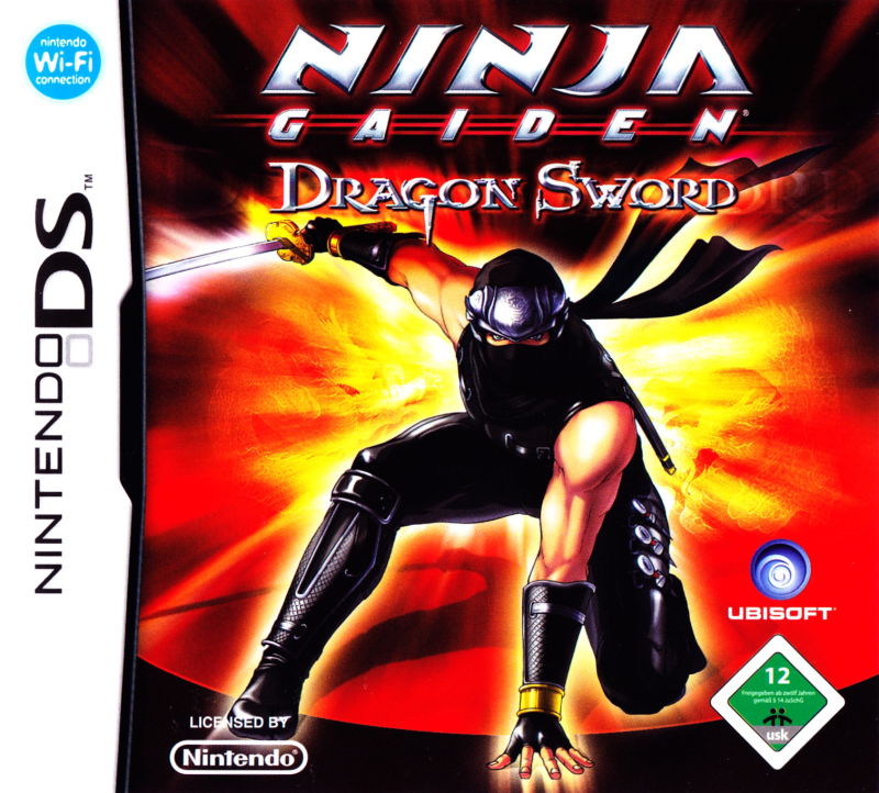 Front cover of Ninja Gaiden: Dragon Sword for Nintendo DS