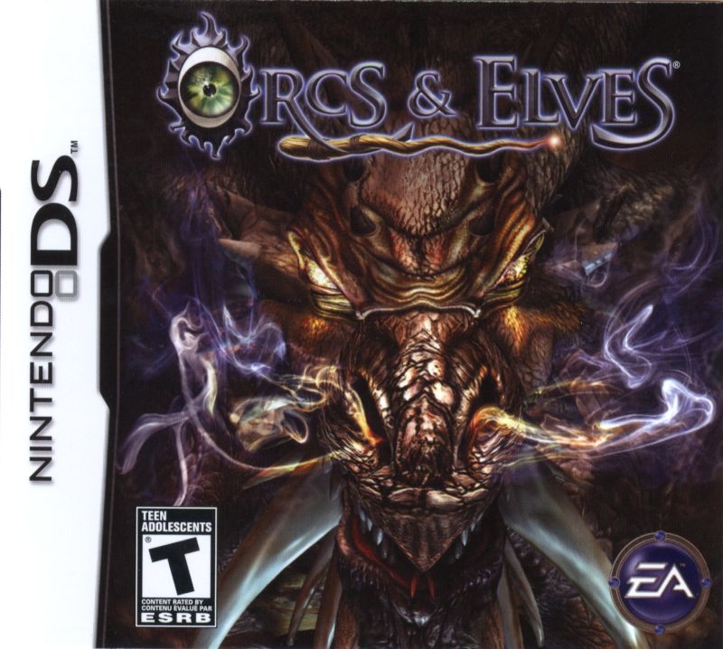 Front cover of Orcs & Elves for Nintendo DS