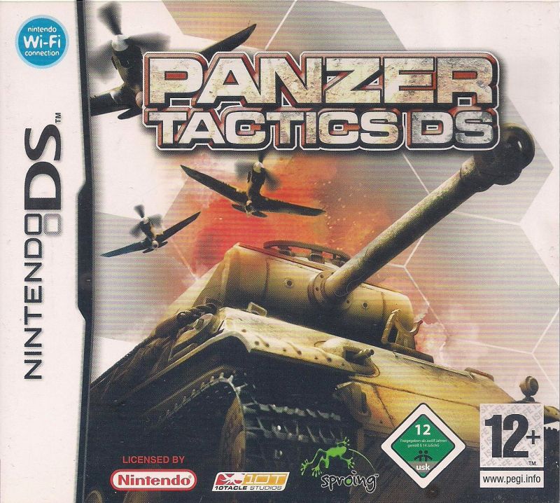 Front cover of Panzer Tactics DS for Nintendo DS
