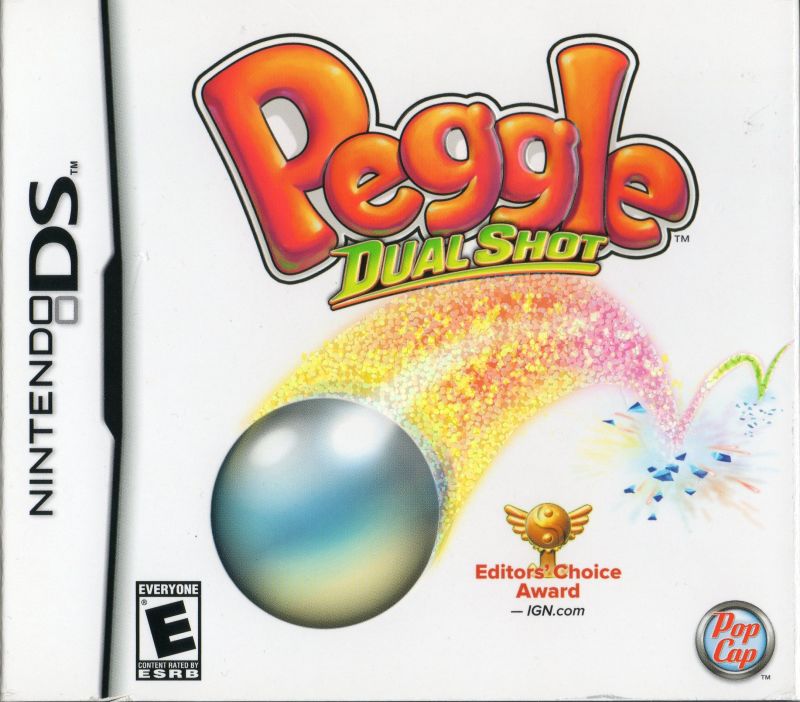 Front cover of Peggle: Dual Shot for Nintendo DS