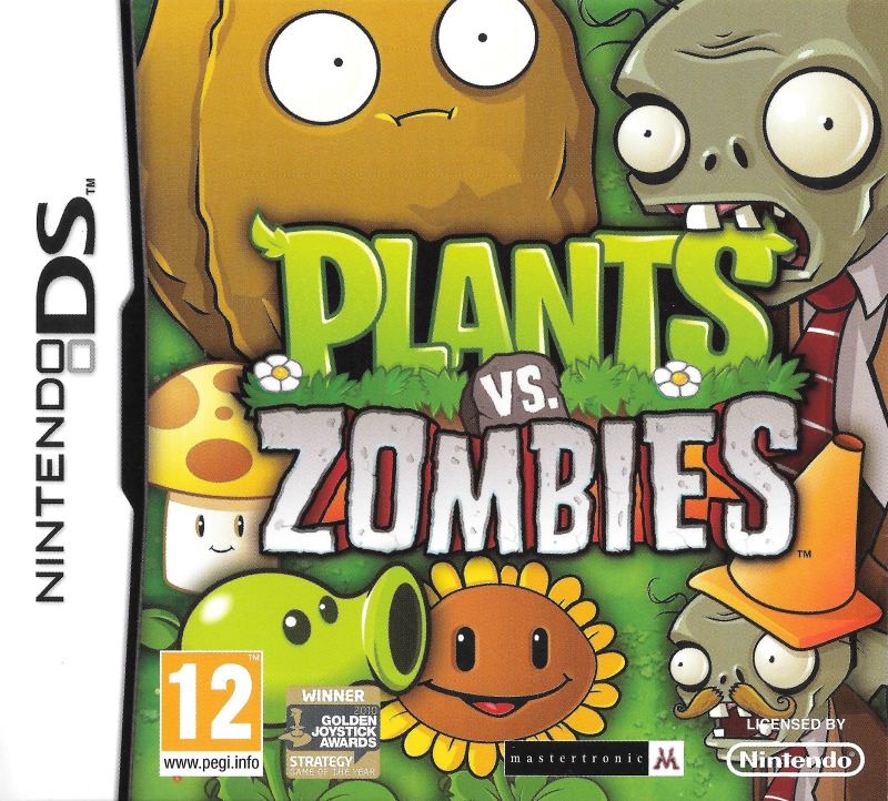 Front cover of Plants vs. Zombies for Nintendo DS