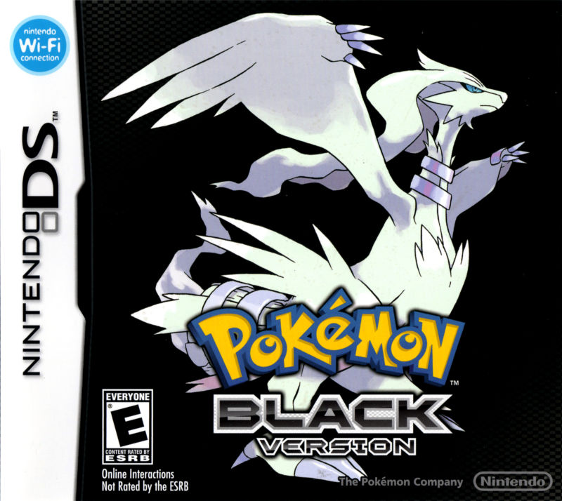 Front cover of Pokémon Black Version for Nintendo DS