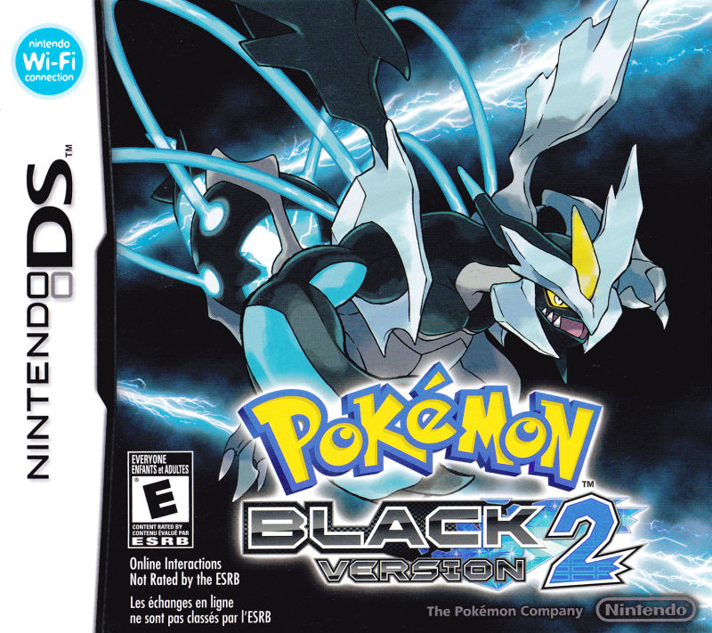 Front cover of Pokémon Black Version 2 for Nintendo DS
