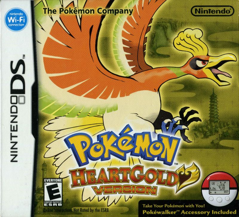 Front cover of Pokémon HeartGold Version for Nintendo DS