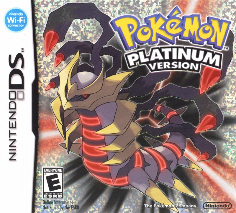Front cover of Pokémon Platinum Version for Nintendo DS