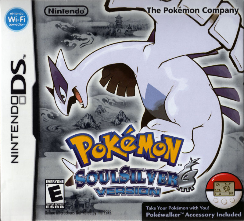 Front cover of Pokémon SoulSilver Version for Nintendo DS